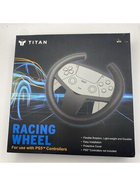 Titan Racing Wheel For PlayStation PS5 Controller New Sealed Box